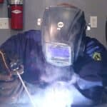 Shielded Metal Arc Welding (SMAW) or Stick Welding