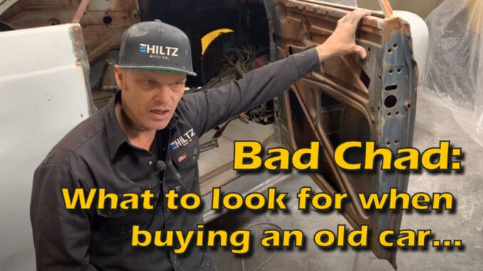 Bad Chad Old Car Buying Tips