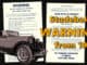 1926 Studebaker Roadster Manual Leaflet