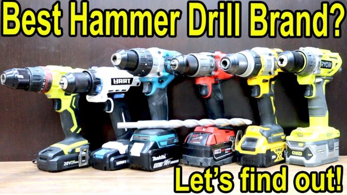 Best Cordless Hammer Drill Brand