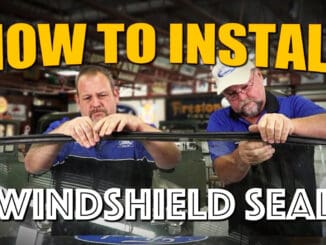 How To Install A Windshield Gasket Seal