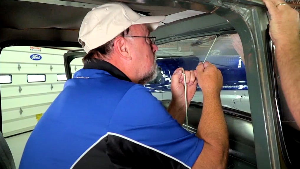 Step 15 - Finishing up windshield installation