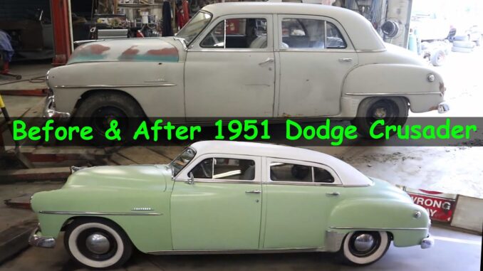 1951 Dodge Crusader Chop Top Before and After Build