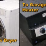 Convert an old clothes dryer to a shop or garage heater
