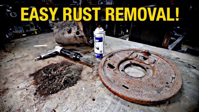 Heavy Rust and Grime Removal with a Needle Scaler