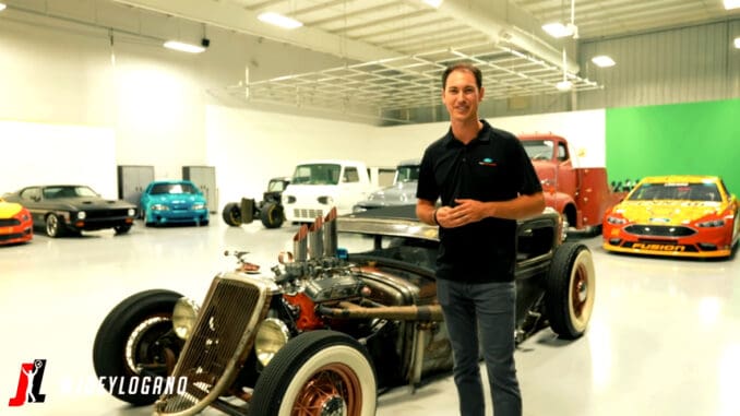 Joey Logano Shows Off His Ford Collection