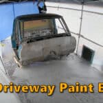 DIY Driveway Paint Booth