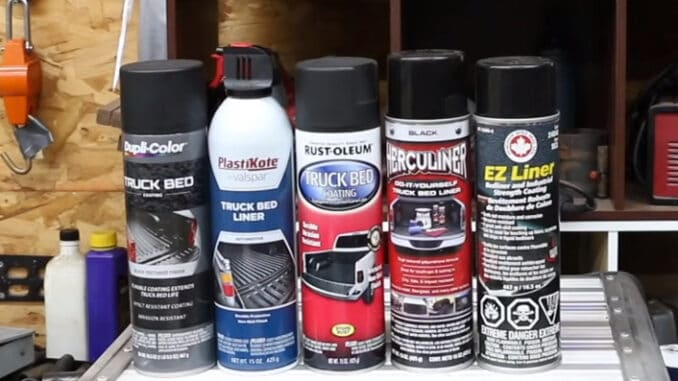 Spray-on Bed Liner Products
