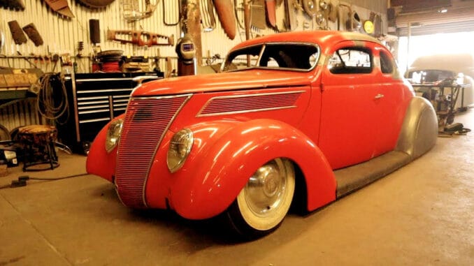 1937 Ford with 3 Inch Chop Top