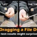 Dragging vs. Lifting File Test