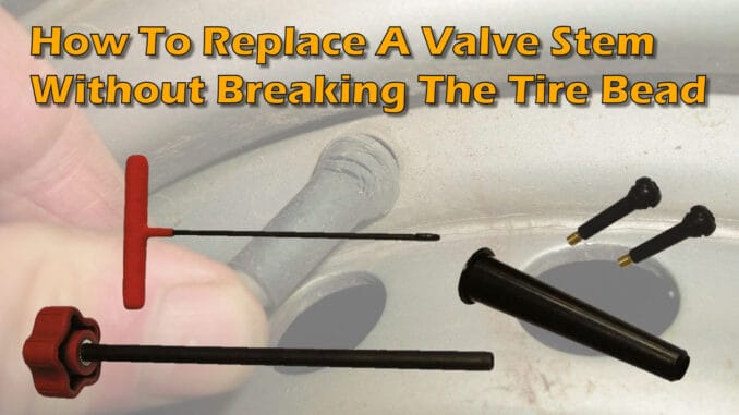 How to Remove a Valve Stem Without the Tool 