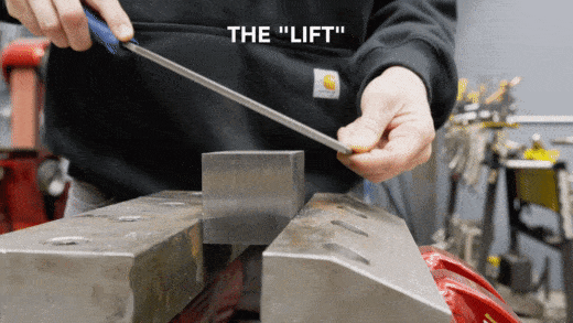 Metal File Use - Lift Method