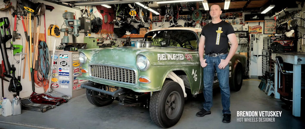 Brendon Vetuskey and his 1955 Chevy Gasser