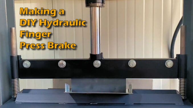 DIY Hydraulic Finger Press Brake