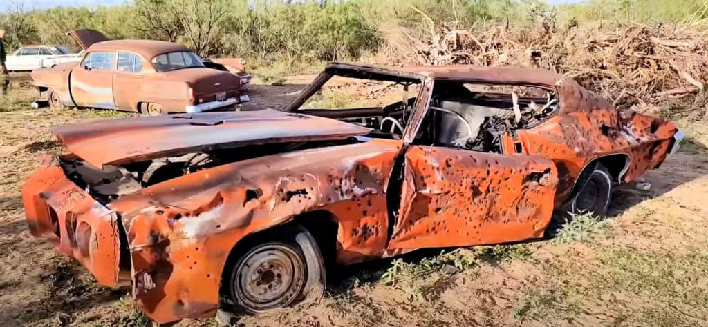 Wrecked 1970 Pontiac GTO
