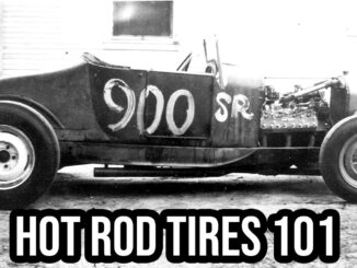 Traditional Hot Rod with Bias-Ply Tires