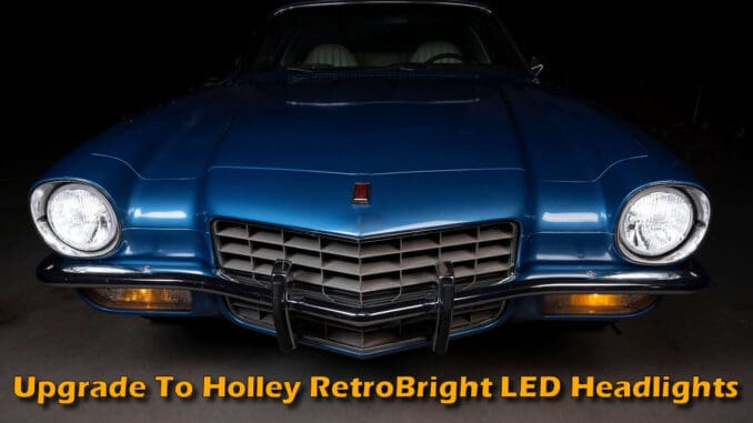 1973 Camaro with Holley RetroBright LED Headlights