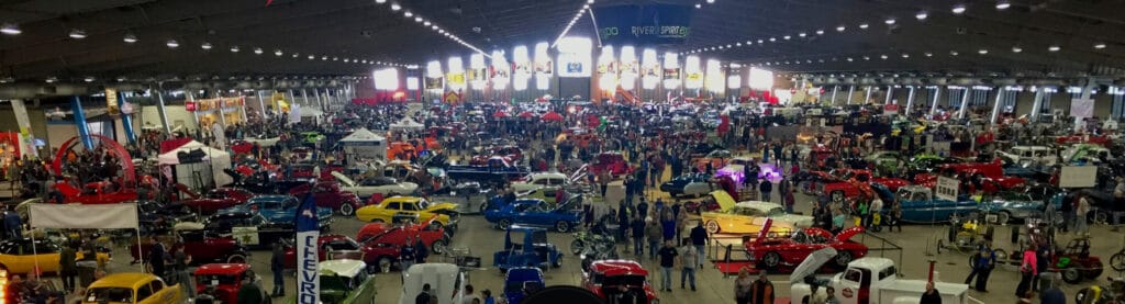 Indoors at the 2022 Starbird Rod and Custom Show