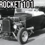 Hot Rod with Oldsmobile Rocket Engine