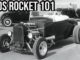 Hot Rod with Oldsmobile Rocket Engine