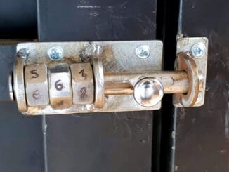 Rat Rod Door Lock with Combination