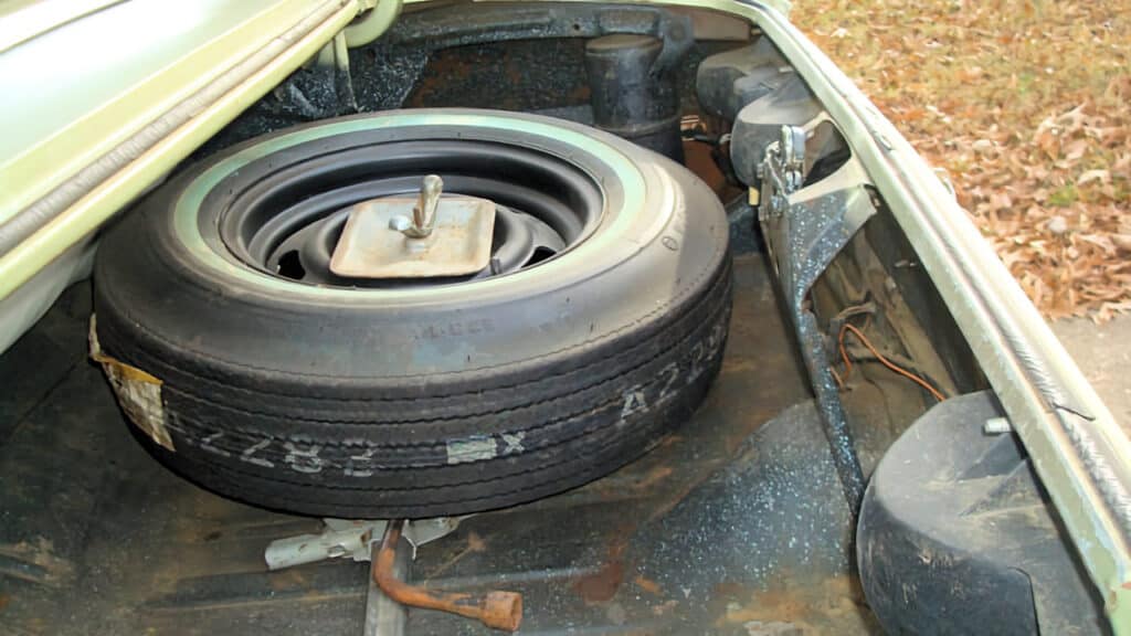 Full Size Spare Tire in Trunk