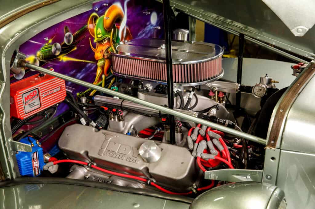 Custom Dodge Power Wagon Engine Compartment