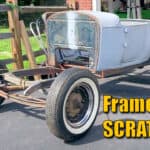 Scratch Built Hot Rod Frame