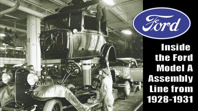 Model A Ford Assembly Line