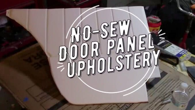 Upholstered Door Panels Without Sewing