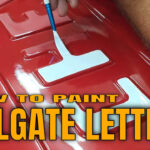 How To Paint Tailgate Letters