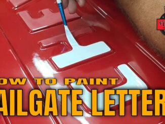 How To Paint Tailgate Letters