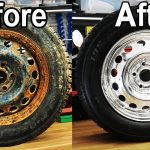 Chrome Wheel Restoration Before and After