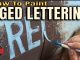 Distressed Lettering